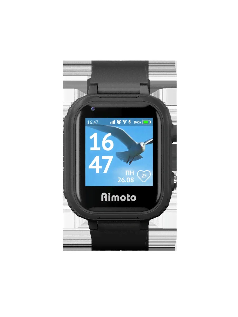AIMOTO IQ 4G Детские умные часы с голосовым помощником Маруся (черные)-2