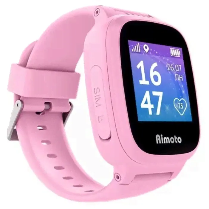 Смарт-часы Кнопка Жизни Aimoto Kid, 1.2", розовый / розовый отзывы