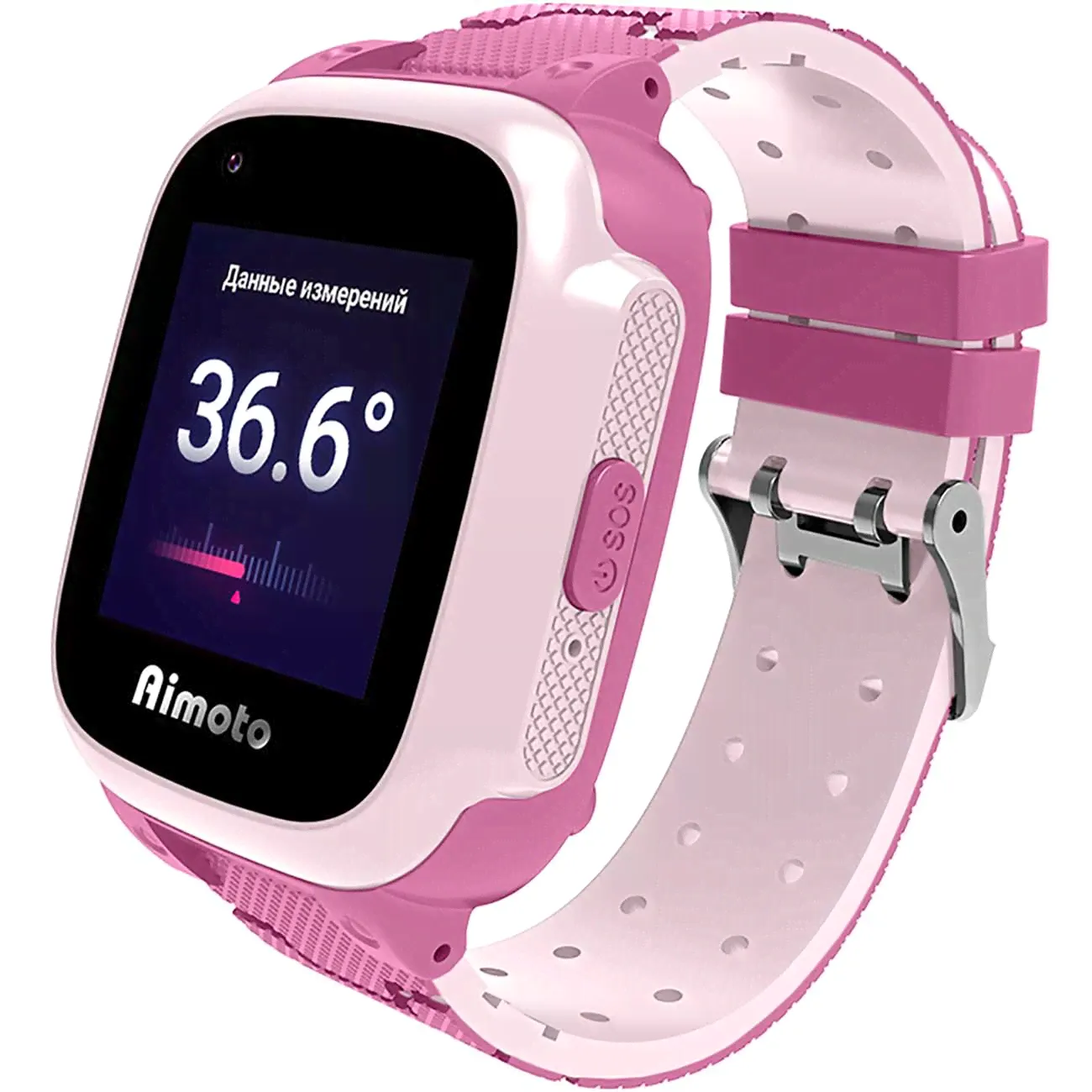Knopka Zhizni Часы с GPS трекером Aimoto Integra 4G Pink (9600304) смарт часы и фитнес браслеты