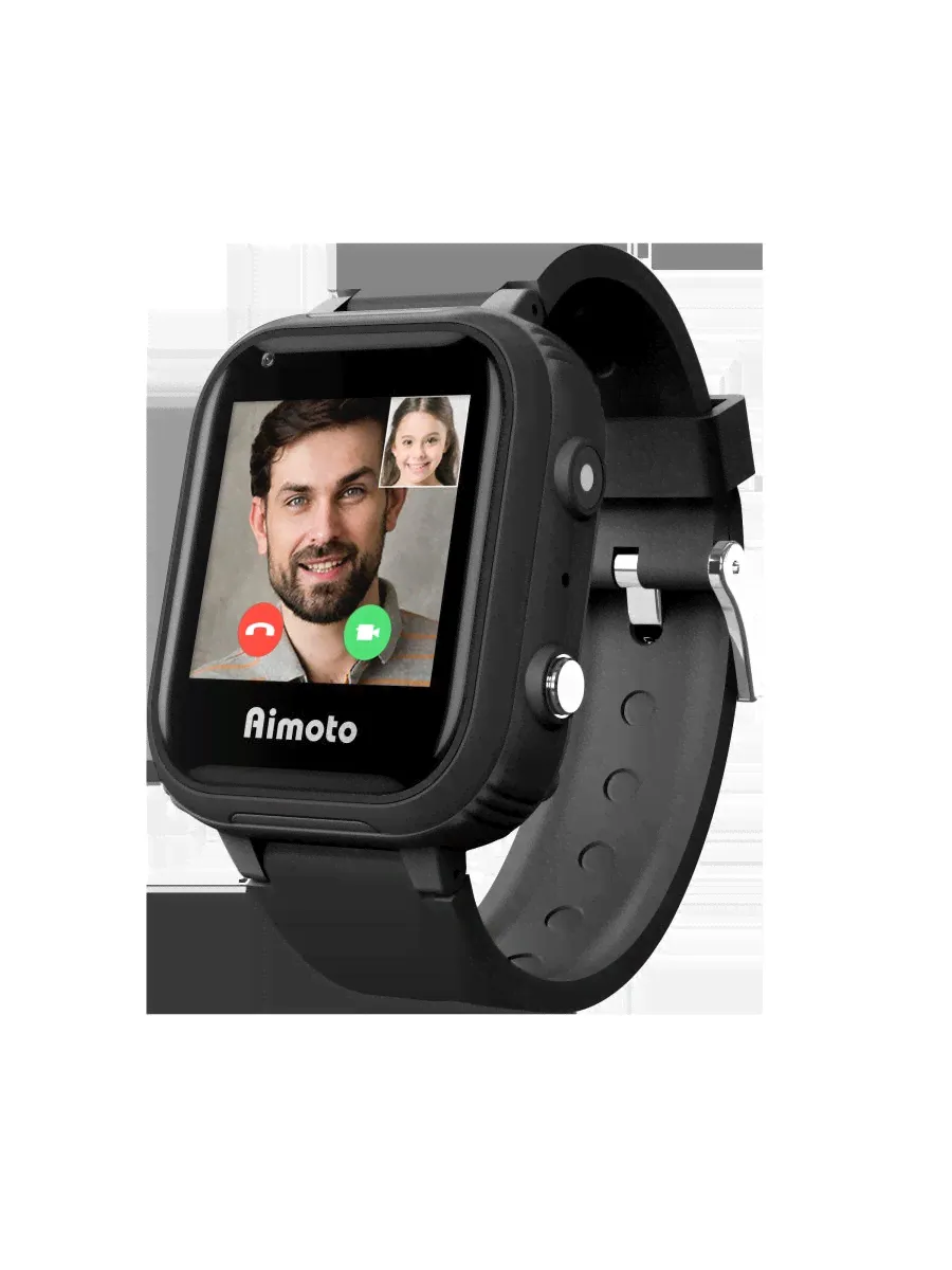 AIMOTO IQ 4G Детские умные часы с голосовым помощником Маруся (черные)-4